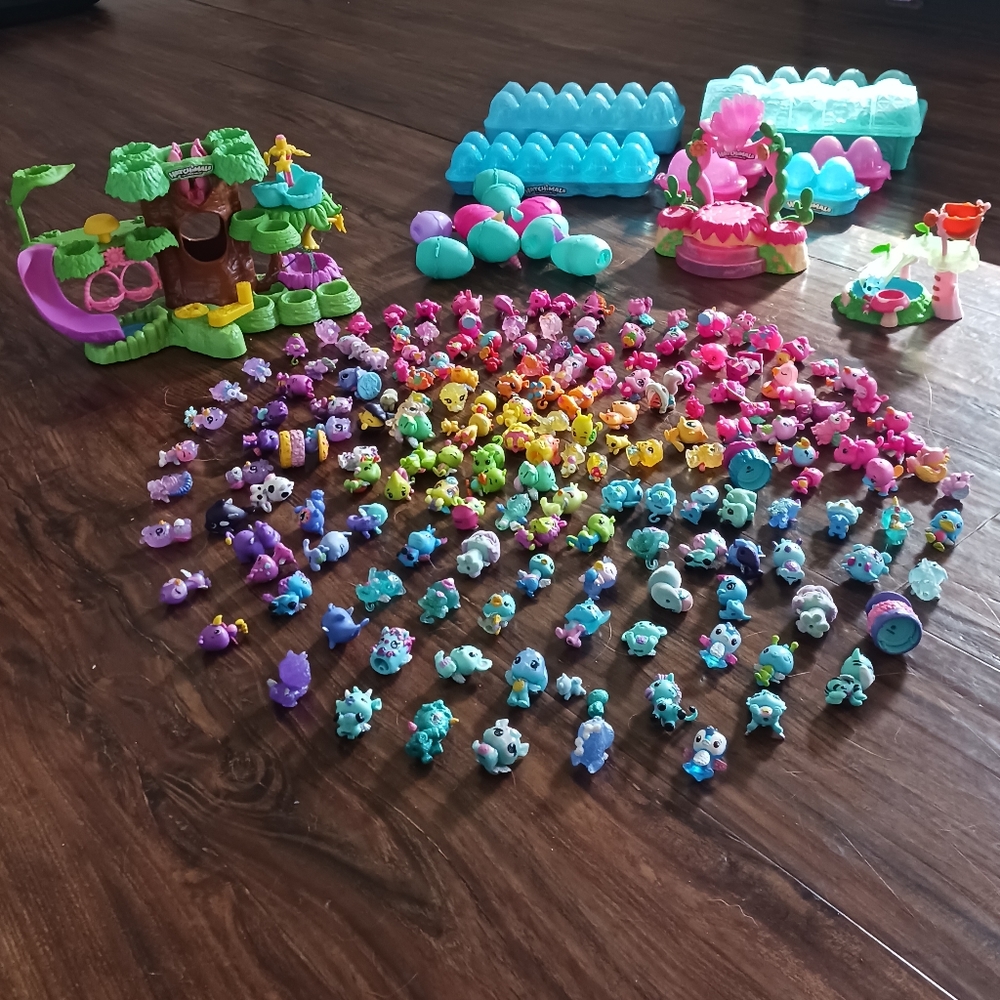 Hatchimal lot 175 hatchimals and play sets